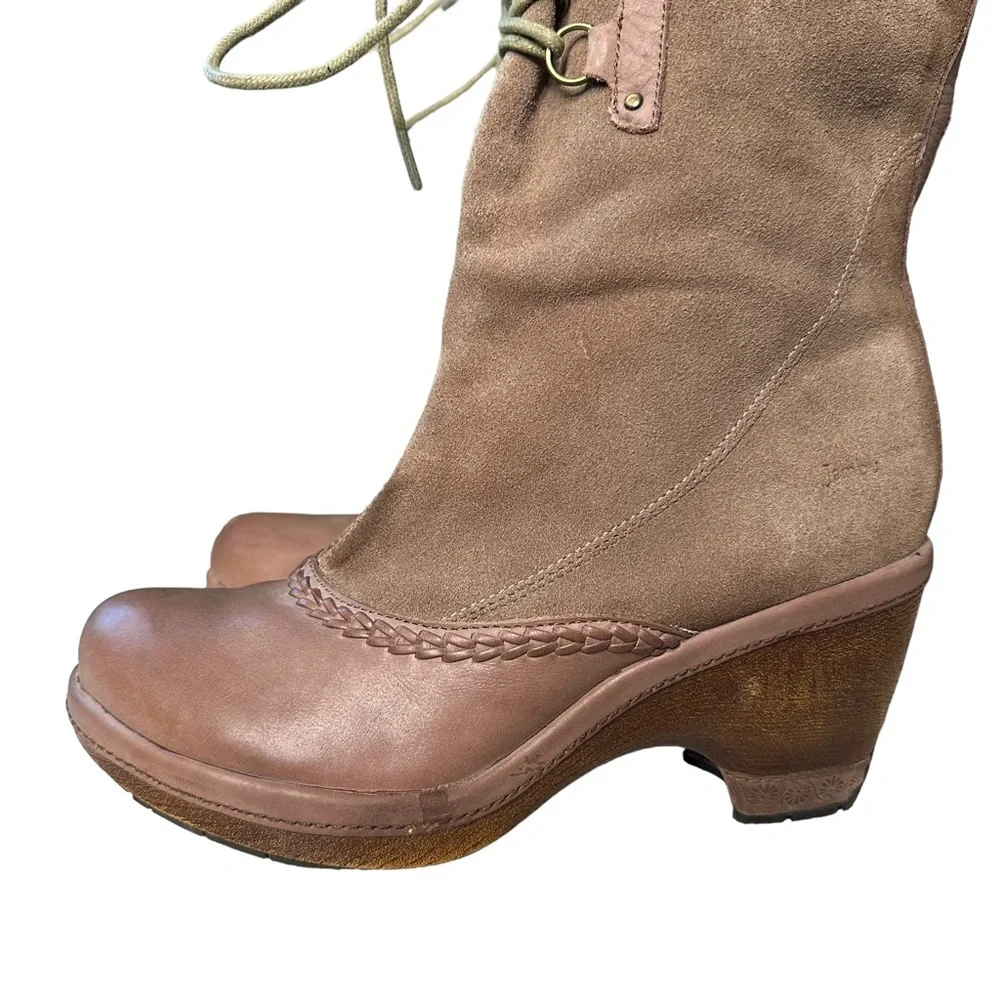 Jambu | Riviera Leather and Suede Clog Boot Size 8.5 - Picture 5 of 16